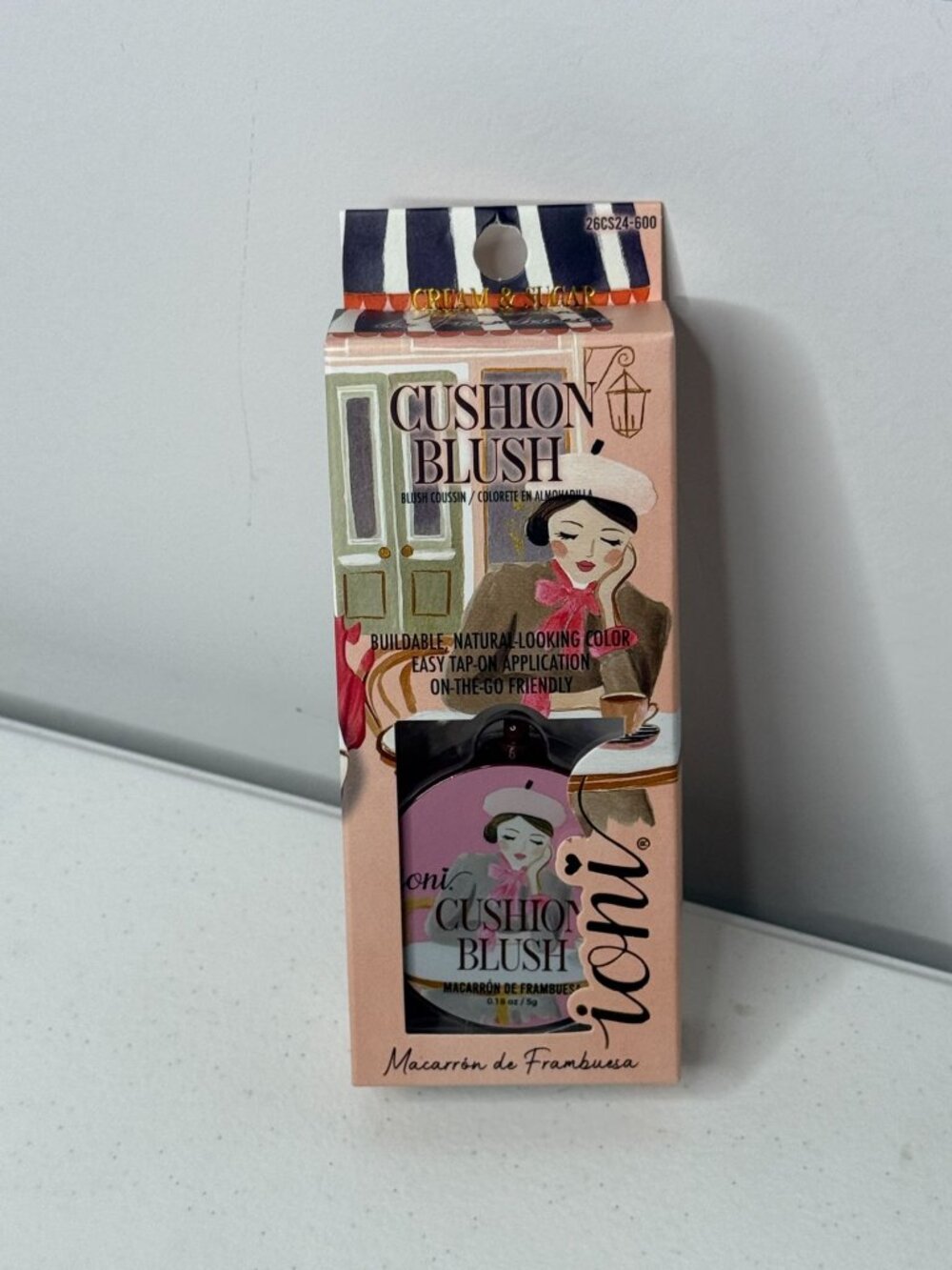Ioni Raspberry Macaron Cushion Blush Pink Rose Coquette Kawaii